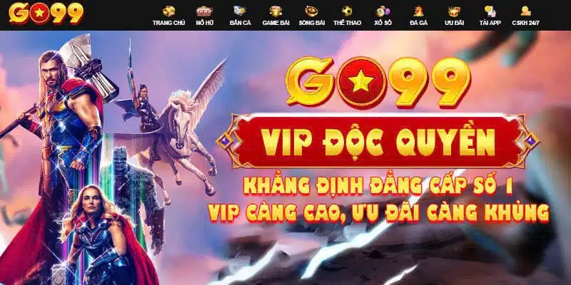 Chương trình khuyến mãi Go99 độc quyền VIP